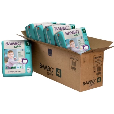 Βρεφικές Πάνες Βρακάκι Bambo Nature Νo4 (7-12kg)