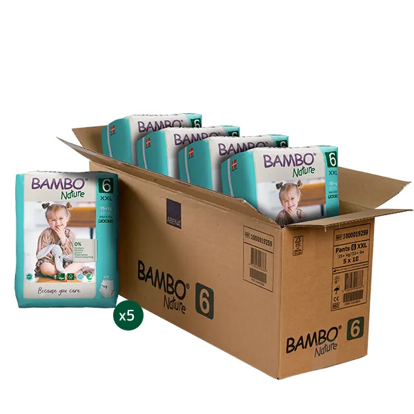 Πάνες Βρακάκι Bambo Nature Νo6 (15+kg) Συσκ. 90 τεμ.