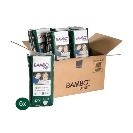 Πάνα Βρακάκι Νυκτός Bambo Dreamy, Boys 35-50kg, συσκ. 60τεμ.