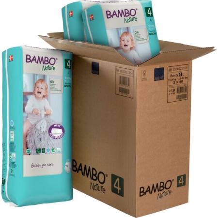 ρεφικές Πάνες Βρακάκι Bambo Nature Νo4 Tall Pack
