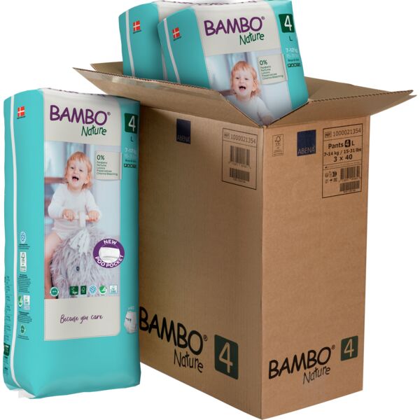 ρεφικές Πάνες Βρακάκι Bambo Nature Νo4 Tall Pack