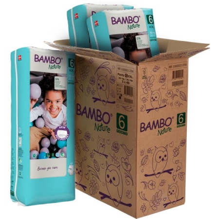 Βρεφικές Πάνες Βρακάκι Bambo Nature Νo6 Tall Pack (15kg+)