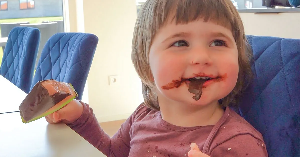 Σπιτικό και νόστιμο παγωτό ξυλάκι για μωρά και παιδιά