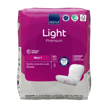 Σερβιέτες ABENA Light Mini No1, 20τεμ.