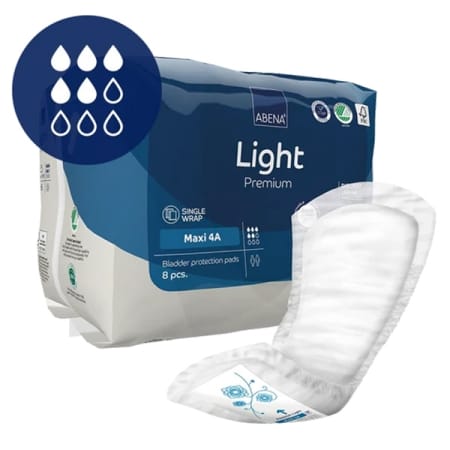 Σερβιέτες ABENA Light Maxi No4A, 8τεμ